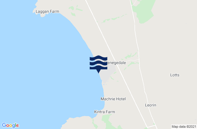 Mapa de mareas Glenegedale, United Kingdom