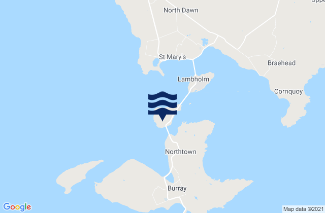 Mapa de mareas Glimps Holm, United Kingdom