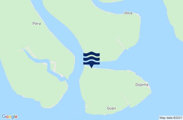 Mapa de mareas Goaribari Island, Papua New Guinea