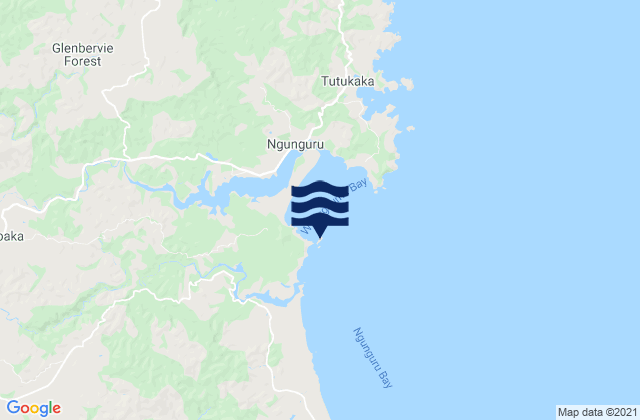 Mapa de mareas Goat Island, New Zealand