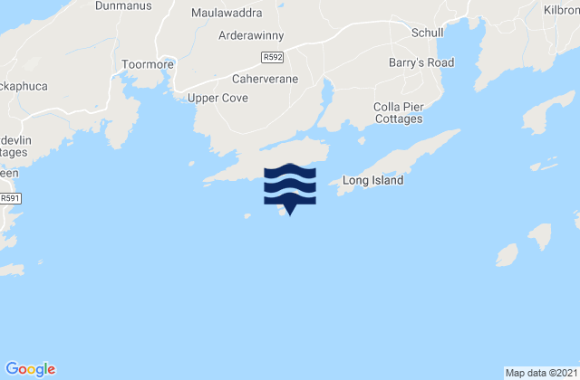 Mapa de mareas Goat Island, Ireland