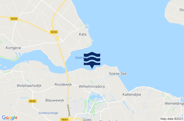 Mapa de mareas Goes, Netherlands