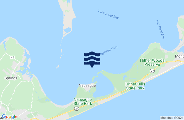 Mapa de mareas Goff Point 0.4 mile northwest of, United States