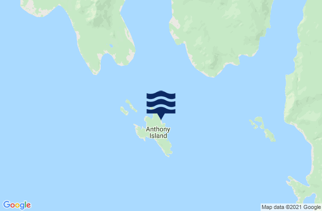 Mapa de mareas Gordon Islands, Canada