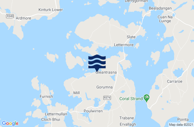 Mapa de mareas Gorumna Island, Ireland
