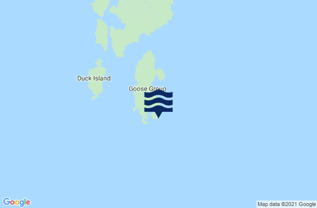Mapa de mareas Gosling Island, Canada