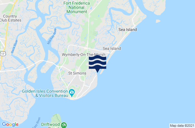 Mapa de mareas Goulds Inlet, United States