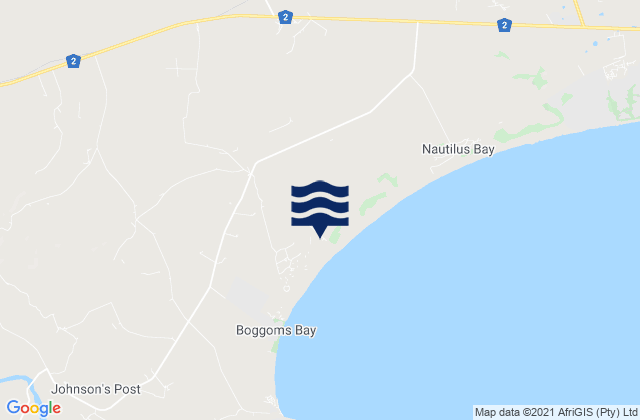 Mapa de mareas Gourits Mouth, South Africa