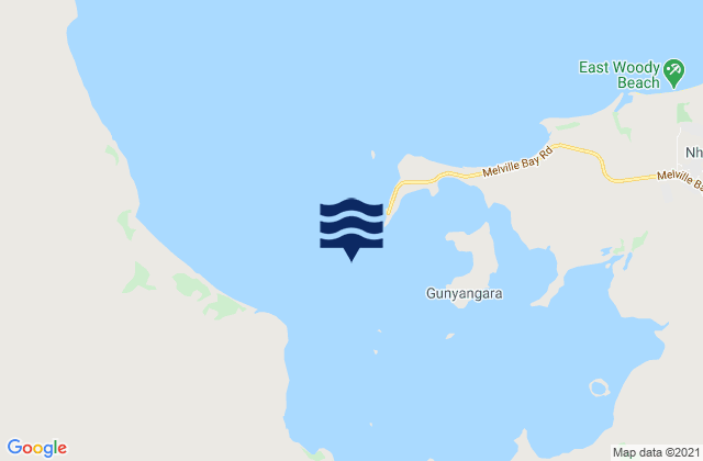 Mapa de mareas Gove Harbour, Australia