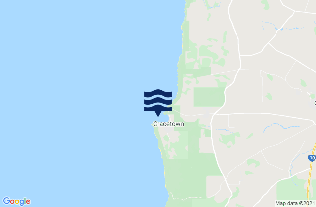 Mapa de mareas Gracetown, Australia
