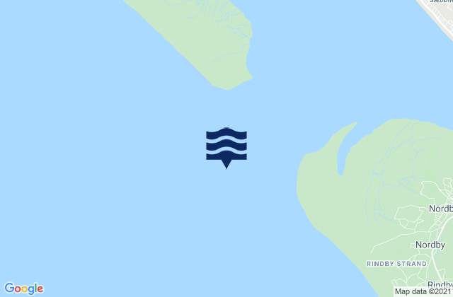 Mapa de mareas Gradyb Bar, Denmark