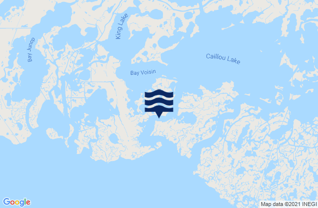 Mapa de mareas Grand Bayou du Large, United States