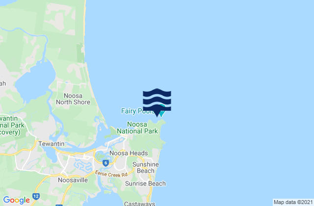 Mapa de mareas Granite Bay, Australia