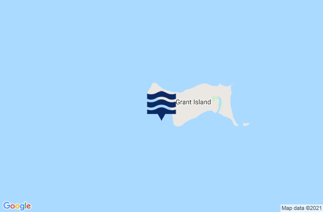 Mapa de mareas Grant Island, Australia