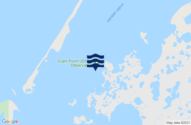 Mapa de mareas Grant Point Izembek Lagoon, United States