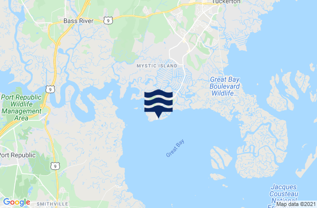 Mapa de mareas Graveling Point, United States