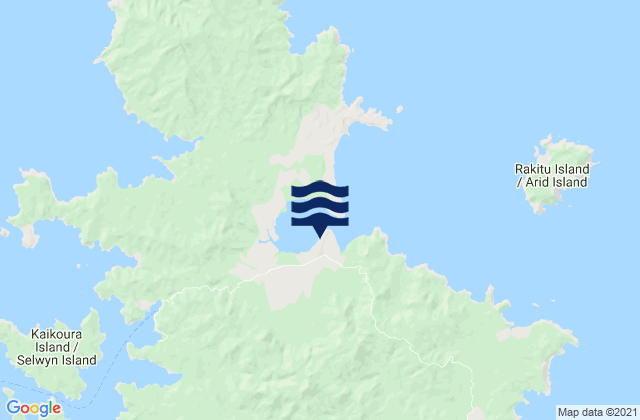 Mapa de mareas Great Barrier Island, New Zealand