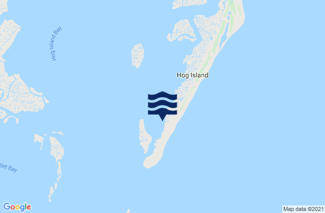 Mapa de mareas Great Machipongo Inlet (inside), United States