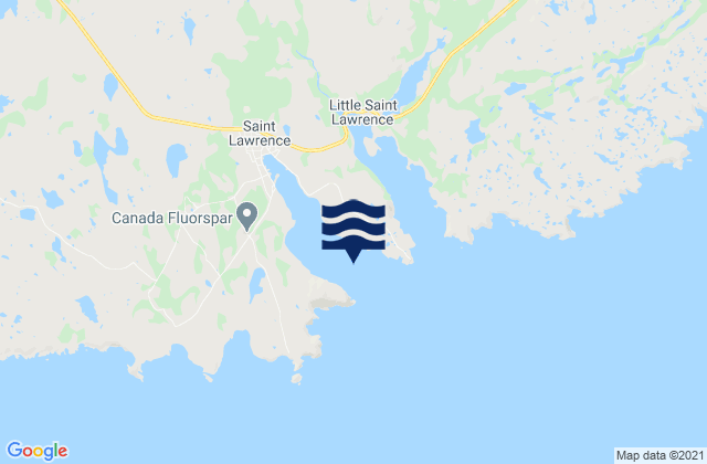 Mapa de mareas Great St. Lawrence Harbour, Canada