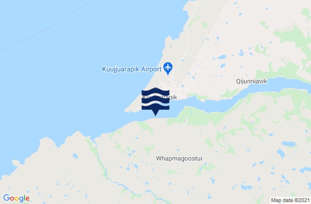 Mapa de mareas Great Whale River, Canada