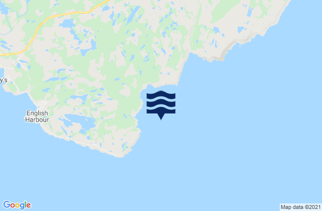 Mapa de mareas Green Bay, Canada