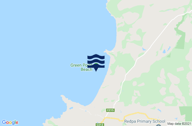Mapa de mareas Green Point Beach, Australia