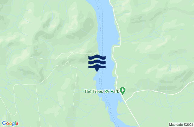 Mapa de mareas Green Point, United States