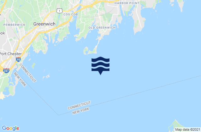 Mapa de mareas Greenwich Point 1.1 miles south of, United States