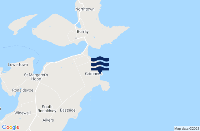 Mapa de mareas Grim Ness, United Kingdom
