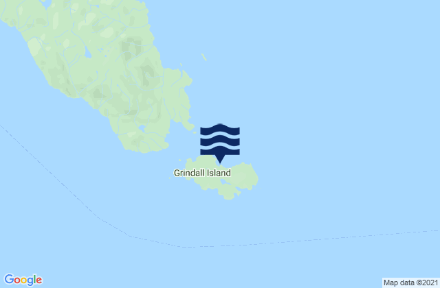 Mapa de mareas Grindall Island, United States
