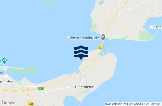 Mapa de mareas Grossenbrode, Germany