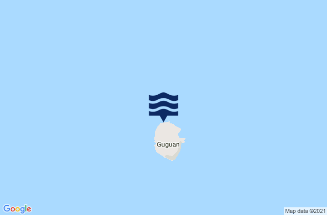 Mapa de mareas Guguan Island, Northern Mariana Islands