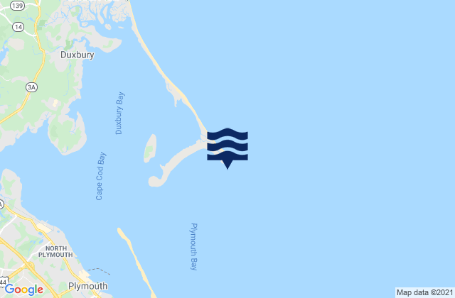 Mapa de mareas Gurnet Point, United States