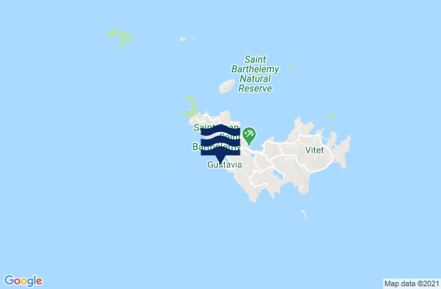 Mapa de mareas Gustavia (Saint Barthelemy), U.S. Virgin Islands