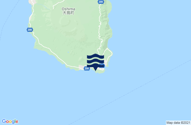 Mapa de mareas Habu (Izu-O Sima), Japan