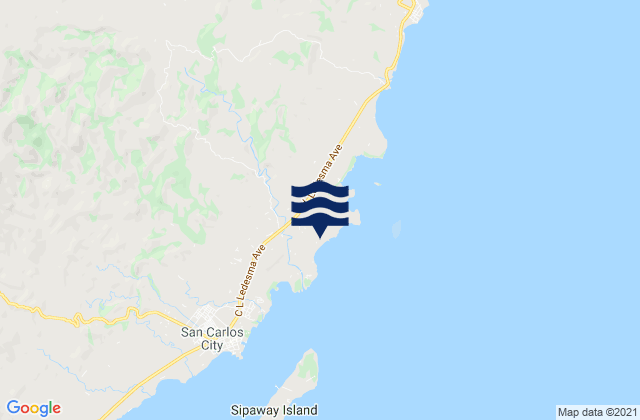 Mapa de mareas Hacienda Refugio, Philippines