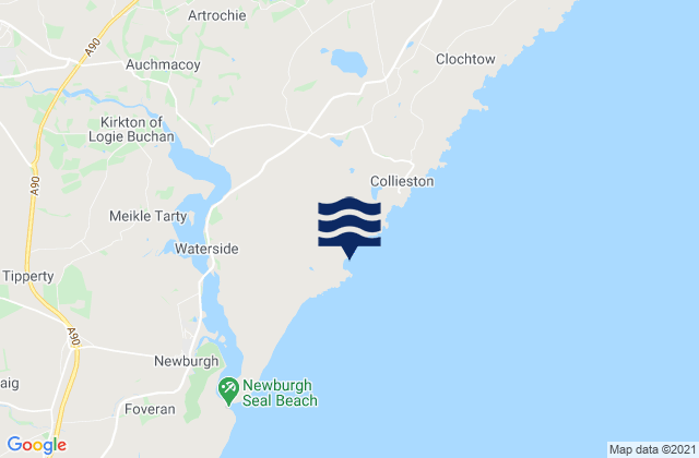 Mapa de mareas Hackley Bay Beach, United Kingdom