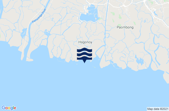 Mapa de mareas Hagonoy, Philippines