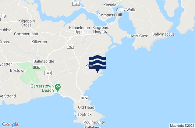 Mapa de mareas Hake Head, Ireland