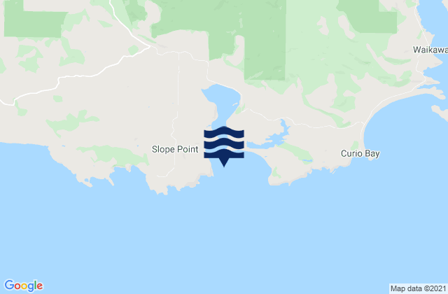 Mapa de mareas Haldane Bay, New Zealand