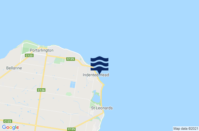 Mapa de mareas Half Moon Bay, Australia