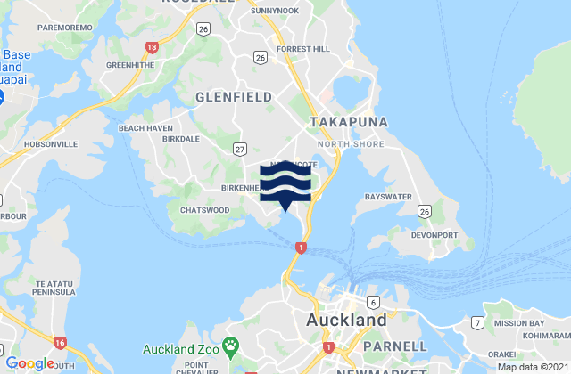 Mapa de mareas Halls Beach, New Zealand