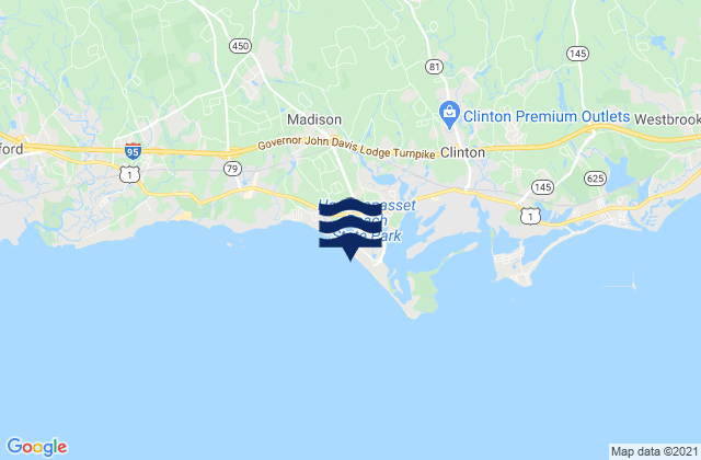 Mapa de mareas Hammonasset Beach State Park, United States