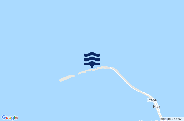 Mapa de mareas Hao (Bow or La Harpe) Island, French Polynesia