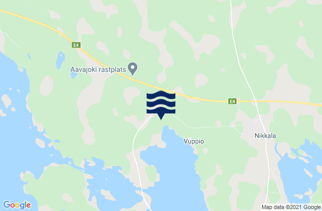 Mapa de mareas Haparanda Kommun, Sweden