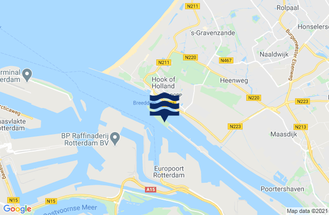 Mapa de mareas Harmsenbrug, Netherlands