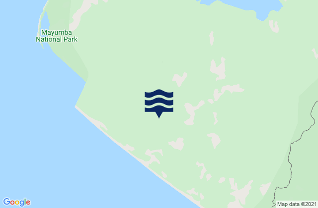 Mapa de mareas Haute-Banio Department, Gabon