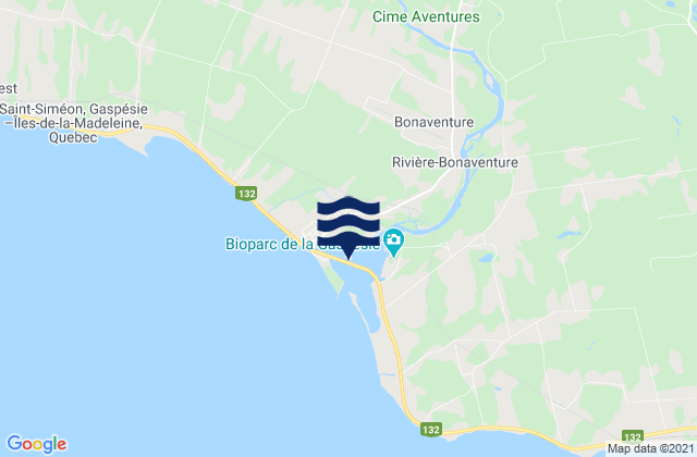 Mapa de mareas Havre de Beaubassin, Canada