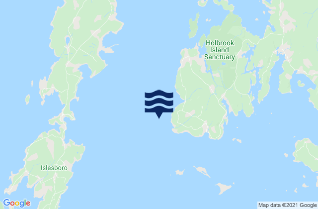 Mapa de mareas Head of the Cape NNW of Penobscot Bay, United States