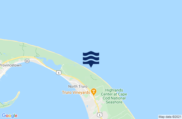 Mapa de mareas Head of the Meadow Beach, United States